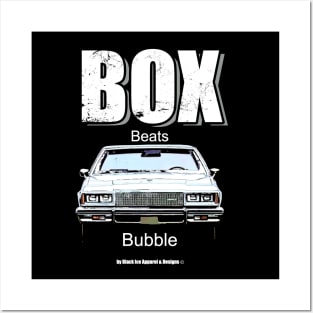 Caprice Box Beats Bubble  White Posters and Art